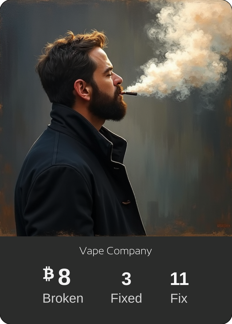 Vape Company card art